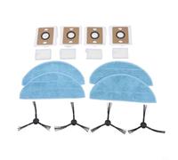 Kit de filtro de vacío para aspiradora robótica de vaciado automático ILIFE A30 Pro con piezas de repuesto, almohadillas para fregonas, cepillos y bolsas (A)