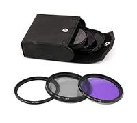 Kit de filtro digital UV FLD CPL de 52 mm/55 mm/58 mm para lente de cámara/dron, 3 unidades