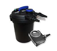 Kit de filtro estanque presión 10000 clarificador estanque UVC 11 W 70 W bomba de bajo consumo tipo