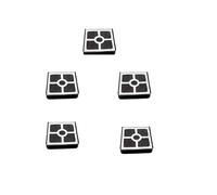 Kit de filtro HEPA compatible con ILIFE W90 - Accesorio for robot aspirador inteligente inalámbrico de limpieza en seco(5Pcs)