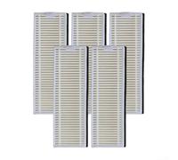 Kit de filtro HEPA lavable para robot aspirador Uninell UR1 de repuesto, trampas de polvo, pelo de mascotas, partículas finas, 5 instalaciones, accesorio blanco de limpieza del hogar