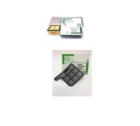 Kit de filtro higiénico + rejilla de protección del motor para Vorwrk Folletto mod. Vk 135/136 originales