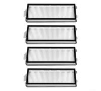 Kit de filtro lavable para Roborock para qrevo Curv 2 Flow Robot Cleaner - Captura de partículas de alta lanco 4 piezas (juegos trimestrales)