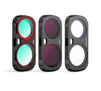 Kit de filtro magnético para cámara Insta360 Luna Ultra UV/CPL/ND/Diffusion 1/4/LPR filtro de lente reemplazo para vlogging y fotografía nocturna (CPL+ND16+Difusión 1/4)