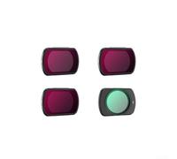 Kit de filtro magnético para DJI para osmo Pocket 4 CPL ND8 ND16 ND32 HD Lente de vidrio óptico Accesorios Deportes Video Cinematográfico Fotos Negro (juego de 4 piezas)