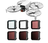 Kit de filtro para DJI Flip, ND Reducción de Luz CPL Polarización Mist Flip Accesorios de lente (juego de 4 piezas)