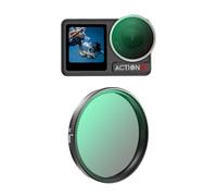 Kit de filtro para DJI OSMO Action 5 Pro, imagen HD de vidrio óptico para accesorios Osmo Action 3/4/5 Pro, impermeable, resistente al aceite, resistente a la suciedad, UV/CPL/ND8/16/32/64 (CPL)