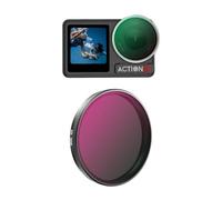 Kit de filtro para DJI OSMO Action 5 Pro, imagen HD de vidrio óptico para accesorios Osmo Action 3/4/5 Pro, impermeable, resistente al aceite, resistente a la suciedad, UV/CPL/ND8/16/32/64 (ND8)