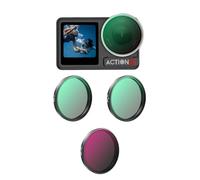 Kit de filtro para DJI OSMO Action 5 Pro, imagen HD de vidrio óptico para accesorios Osmo Action 3/4/5 Pro, impermeable, resistente al aceite, resistente a la suciedad, UV/CPL/ND8/16/32/64
