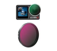 Kit de filtro para DJI OSMO Action 5 Pro, imagen HD de vidrio óptico para accesorios Osmo Action 3/4/5 Pro, impermeable, resistente al aceite, resistente a la suciedad, UV/CPL/ND8/16/32/64 (ND32)