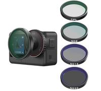Kit de filtros CPL ND para dji Osmo Action 6 - Paquete de 4 filtros polarizadores ND8 ND16 ND32, Vidrio óptico HD a presión Multicapa, Accesorios Combinados Action 6 Creator