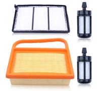 Kit de filtros de aire para STIHL TS410 TS420, ADEFOL Filtros de aire con filtros de combustible TS 410 y TS 420 Piezas de repuesto Accesorio de sierra