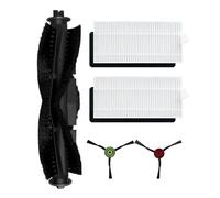 Kit de filtros de cepillo principal de cepillos laterales, Compatible con Cecotec Conga Eternal Pet Max, piezas de aspiradora, herramienta de limpieza del hogar(Set-A)