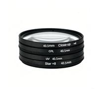 Kit de filtros de fotografía versátil que contiene CPL UV Close-Up y Star 8 filtros de vidrio con estuche para 40,5 mm, 49 mm, 52 mm, 58 mm, 62 mm, 72 mm, 77 mm (40,5 mm)