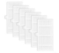 Kit de filtros de repuesto para robot aspiradoras Nedis WIFIVCR001CBK y WIFIVCB01 - Juego de papel de filtro blanco de 6 piezas