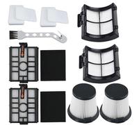 Kit de filtros de repuesto para Shark Detect Pro Series IW3120 IW1111 IW3511, 13 piezas lavables HEPA y filtros de espuma con cepillo, piezas de fácil instalación para aspiradoras
