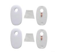 Kit de filtros de repuesto para Shark HV324Q HV325 HV320REF - 2 filtros de espuma 2 filtros de fieltro lavables pre motor piezas de repuesto blanco
