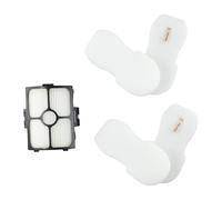Kit de filtros de repuesto para Shark Stratos UltraLight HZ3000 HZ3002, filtros HEPA lavables con piezas premotoras de fieltro de espuma, compatible con duoclean para aspiradora con cable Powerfins