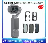Kit de Filtros Divididos SmallRig para DJI Osmo Pocket 4P con Filtro ND16 / ND64 / ND256 / CPL y Base con Recubrimientos Multicapa -6476