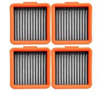 Kit de filtros HEPA compatibles con Uwant D100 para aspiradora en seco y húmedo, accesorios de 2/4 filtros lavables de repuesto para captura de polvo (paquete de 4)