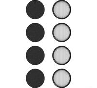 Kit de filtros HEPA de repuesto para aspiradora inalámbrica ILIFE para S90 | Filtros HEPA y filtros de espuma, lavables y reutilizables, captura el pelo y el polvo de mascotas (4 juegos)