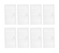 Kit de filtros HEPA para Vexilar para robot limpiador W7 W9 W11 W15 - 8 piezas de accesorios de repuesto lavables para reducción de alérgenos, color blanco