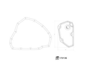 Kit de filtros hidrtáulicos, cambio automático FEBI BILSTEIN 173136
