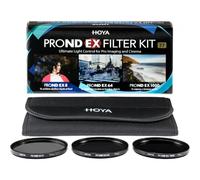 Hoya Kit de filtros Pro ND-EX 72 mm ND8/ND64/ND1000 Pack de 3 aluminio