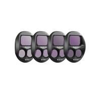 Kit de filtros ND divididos Freewell Compatible con Lentes de Drones dji Mavic 4 Pro, Paquete de 4 filtros ND4 a ND64, Accesorios
