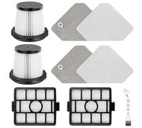 Kit de filtros para BU3523 BU3521 BU3120 Clean Lightweight Inalámbrico, Reutilizable Pre-Motor y Auto-Vaciado Filtros de Sistema con Cepillo de Limpieza para Cuidado del Hogar