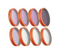 Kit de filtros para DJI Action 6 con filtros UV de vidrio óptico, CPL y ND, diseñado para fotógrafos profesionales que buscan un mejor control de exposición (8 en 1)