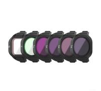 Kit de filtros para DJI Mini 5 Pro con filtros ND, CPL y UV de vidrio óptico que ofrecen una reducción de luz mejorada y eficaz en varios ajustes