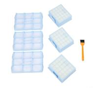 Kit de filtros para Siemens VS06G VS06B VS06C VSZ3 y para Bosch BSG6 BSGL3, 3 filtros con protección del motor y cepillo, piezas de repuesto HEPA
