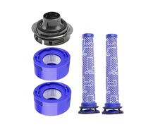 Kit De Filtros Y Cubierta Del Motor Trasero, Compatible Con Aspiradora Dyson, V7 V8 Absolute/Animal, Reemplaza La Pieza 965661-01 Y 967478-01