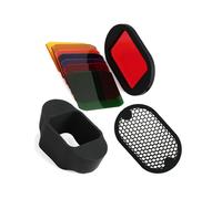 Kit de Flash Magnético Speedlight con Rejilla de Panal, Banda de Gel, 9 Filtros, Accesorios de Flash Como MagMod para , para y .