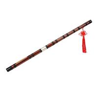 Kit de Flauta de bambú Amarga Seca de 8 Años, Accesorios Completos para Principiantes. Grabado con Poemas Chinos, Articulación de Latón duradera. Película de Flauta, Caja de