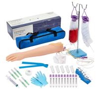 Kit de Flebotomía | IV (intravenoso), Venopunción, Práctica de Flebotomía | Regalo Perfecto de para Estudiantes de Medicina y Enfermería | Equipo Completo de Flebotomía con Suministros | USO EDUCATIVO