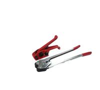 Kit de flejado para embalaje de paletas con herramientas eléctricas, máquina flejadora de flejado de acero y plástico, tensor, juego de alicates de embalaje, máquina flejadora de embalaje manual con