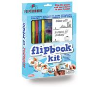 Kit de Fliptomania para crear tu propio flipbook: Cohete y robot - Kit de animaci n stop motion en papel: Kit creativo de flipbook para ni os de