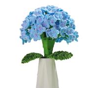 Kit de flores de ganchillo - Kit completo de tela divertido y creativo | Conjuntos DDDE -Tools Crocchet | Accesorios de punto | Kiit Start para principiantes yt adultos Parra decorar Ell Inicio