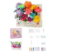 Kit de flores de pétalos Ma Gic de 30 ml, kit de arte de flores de pétalo Ma Gic Fa Ntasy Art Flores mágicas más de una docena de tipos de flores Fre E To Mat Ch Colors Tgq434 (naranja, 30 x 26 x 6 cm