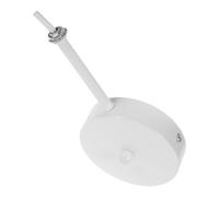 Kit de Florón de Techo de Hierro Blanco para Lámparas Colgantes | Herrajes de Montaje, Placa de Reubicación con Varilla Roscada, Uso en Restaurantes y Dormitorios
