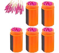 Kit de fósforos a prueba de tormentas con estuche, cerillas de arranque de fuego a prueba de tormentas para senderismo, Camping, al aire libre, cortes de tormentas de supervivencia (100 piezas)