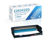 Kit de fotoconductor E260X22G, rendimiento de 30.000 páginas, funciona con modelos de impresora Lexmark E260 ME360 E460 E462 ES460 X264 X363 X364 X463 X464 X466 XS463