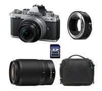 Kit de fotografía Personalizado Creado con NIKON Z FC + Z 16-50 Silver + Z 50-250 + Sac + Carte SD 8 Go + Adaptateur FTZ II