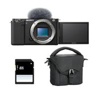 Kit de fotografía Personalizado Creado con SONY Alpha ZV-E10 Noir NU + Sac + SD 8 Go