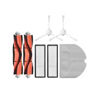 Kit de fregona con cepillo principal con filtro HEPA de Cepillo Lateral Compatible con XIAOMI MIJIA 1C STYTJ01ZHM 1T y piezas de aspiradora STYTJ02ZHM(Burgundy)