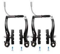 Kit de freno de bicicleta RUJOI Juego de frenos en V para bicicleta con zapatas de freno en V superiores de 72 mm y 2 piezas de cable de frenado