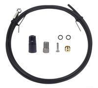 Kit de freno de disco hidráulico compatible con Slx para Xt para bicicletas de montaña Xtr de 2 m, rojo, negro, plateado, tubo de aceite y accesorios para ciclismo al aire libre (B-plateado)