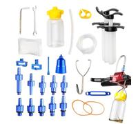 Kit de freno de disco hidráulico: juego de herramientas de sangrado de bicicleta completo, bomba de cuerpo de aluminio ligero | Equipo de reparación de ciclo de montaña, Servicio de frenos